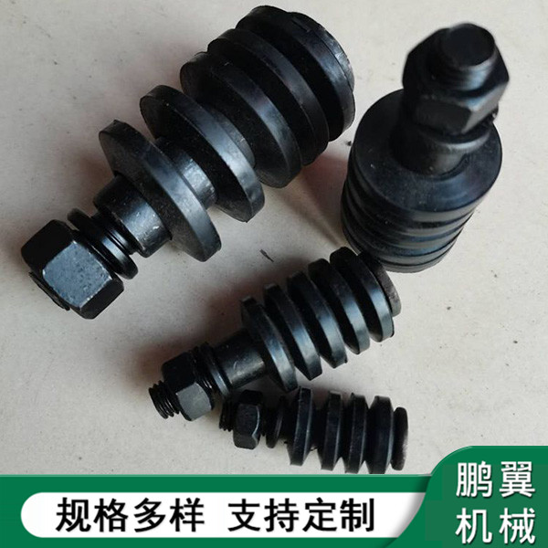  浙江靠背銷螺栓+橡膠膠圈
